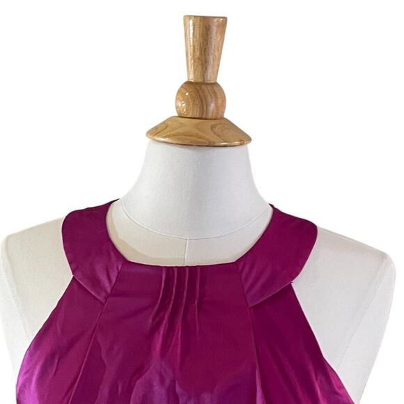 The Limited Silky Purple Rounded Neck Sleeveless Blouse/Tank/Top/Shell, S - Picture 2 of 13